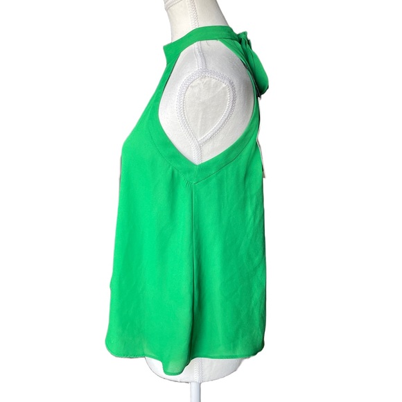 Zara TRF Green Halter Blouse w/ Neck Tie - Picture 5 of 12